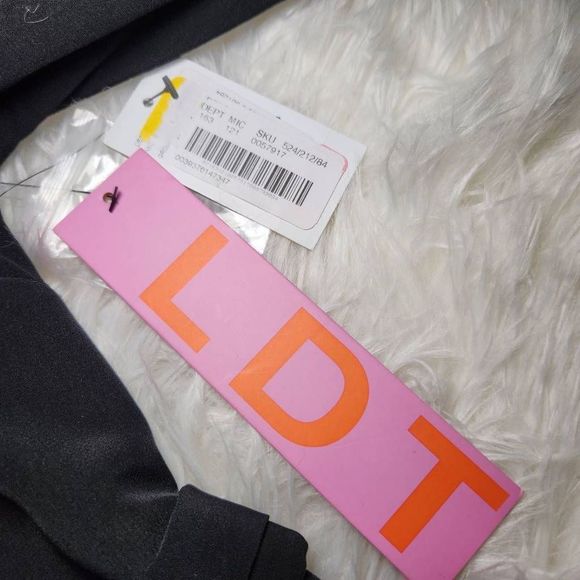 New LDT Adrienne Button Front Belted Midi Shirt Dress - Picture 8 of 10